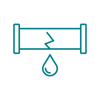 image of a burst water pipe image of a burst water pipe