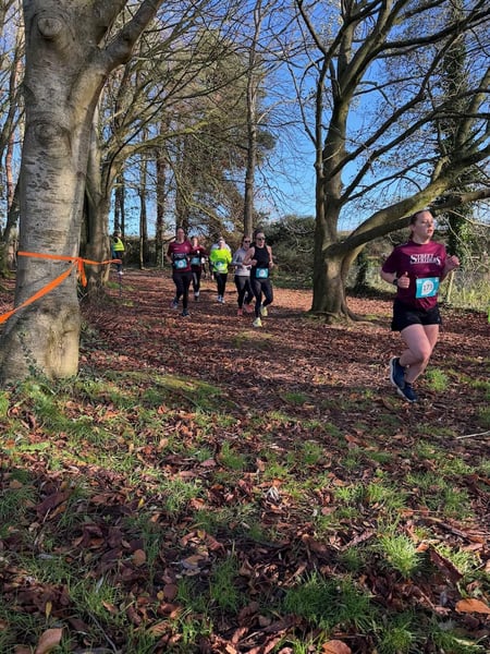 reservoir runners in the woods
