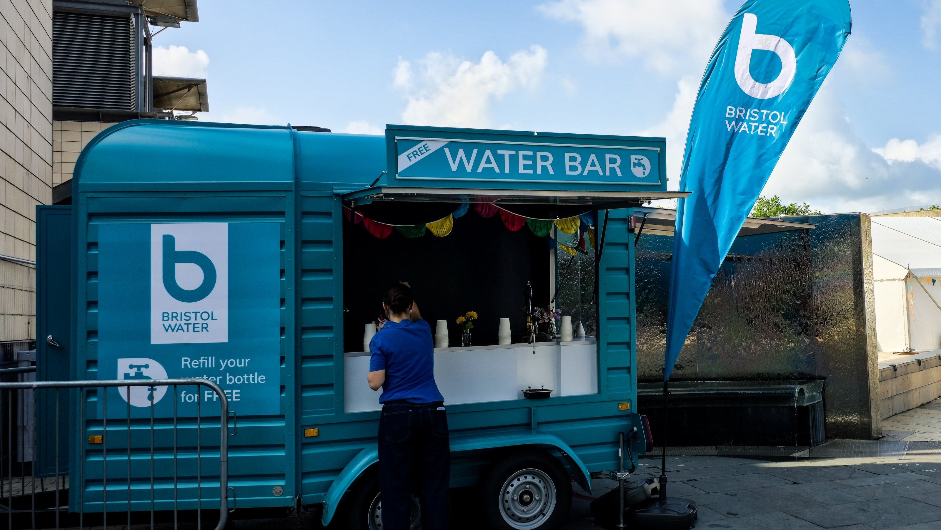 Bristol Water supports World Refill Day by providing free water at community events