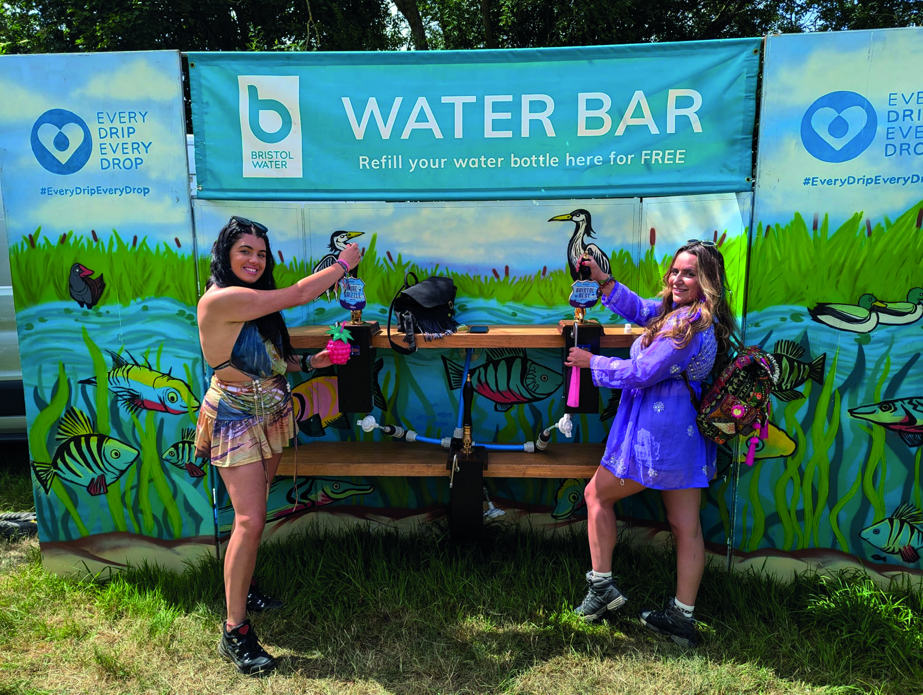Free drinking water at the Festival of Nature to reduce single use plastics